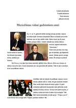 Eseja 'Muzicēšanas vakari gadsimtiem cauri', 1.