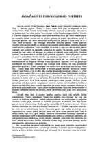 Referāts 'Jāņa Čakstes psiholoģiskais portrets', 1.