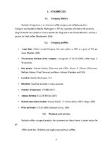 Konspekts 'A Comparison of Two Rival Companies. "Starbucks" and "Costa Coffee"', 3.