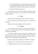 Konspekts 'A Comparison of Two Rival Companies. "Starbucks" and "Costa Coffee"', 4.