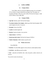 Konspekts 'A Comparison of Two Rival Companies. "Starbucks" and "Costa Coffee"', 5.