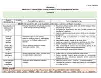 Konspekts 'Tematiskais plānojums literatūrā 4.klasei', 1.