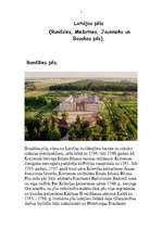 Referāts 'Latvijas pilis (Rundāles, Mežotnes, Jaunmoku un Bauskas pils)', 1.