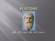 Prezentācija 'Platons', 1.