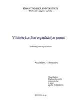 Konspekts 'Vilcienu kustības organizācijas pamati', 1.