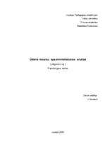 Referāts 'Ūdens resursu apsaimniekošanas analīze Jelgavas rajonā', 1.