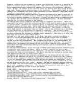 Eseja 'A Step Forward The advantages of Web-based conferencing ', 1.