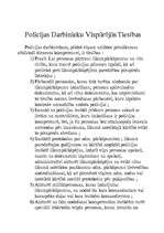 Konspekts 'Policijas darbinieku vispārējās tiesības', 1.