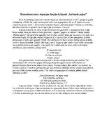 Eseja 'Romantisma aina Aspazijas dzejoļu krājumā "Sarkanās puķes"', 1.