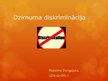 Prezentācija 'Dzimuma diskriminācija', 1.