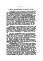 Eseja 'Prāts un jūtas Rūdolfa Blaumaņa novelē "Salna pavasarī"', 1.