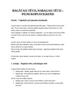 Konspekts 'Bagātais tētis, nabagais tētis grāmatas kopsavilkums', 1.