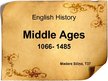 Prezentācija 'Middle Ages', 1.