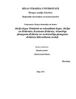 Konspekts 'Akciju tirgus, dividendes', 1.