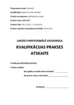 Prakses atskaite 'Prakses atskaite', 1.