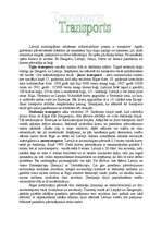 Konspekts 'Transports Latvijā, tā nozīme', 1.