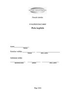 Referāts 'Pašu kapitāls', 1.