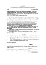 Paraugs 'Lēmums par personas saukšanu pie kriminālatbildības', 1.