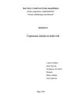 Referāts 'Uzņēmuma iekšējā un ārējā vide', 1.