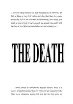 Eseja 'The Death', 1.