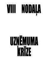 Konspekts 'Uzņēmuma krīze', 1.