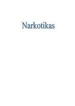Referāts 'Narkotikas', 1.