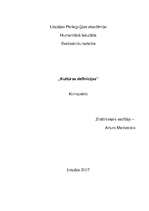 Konspekts 'Kultūras definīcijas', 1.