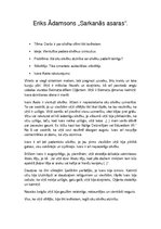 Konspekts 'Eriks Ādamsons "Sarkanās asaras"', 1.