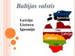 Prezentācija 'Baltijas valstis', 1.