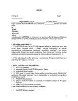 Paraugs 'Honorārlīgums', 1.