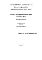 Konspekts 'Statistikas novērošana', 1.