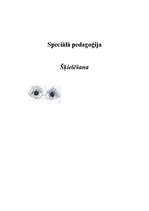 Referāts 'Šķielēšana', 1.