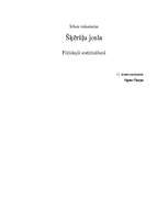 Konspekts 'Šķēršļu josla', 1.