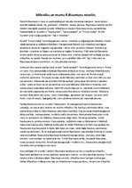 Konspekts 'Mīlestība un manta R.Blaumaņa novelēs', 1.