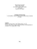 Konspekts 'M.Vēbers. Sociālās darbības teorija un izpratnes socioloģija', 1.