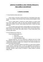 Konspekts 'Eiropas Savienības loma tūrisma produkta pieejamības veicināšanā', 1.