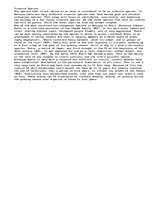 Eseja 'Short Essay on Species Invasion, It's a Biology Thing', 1.