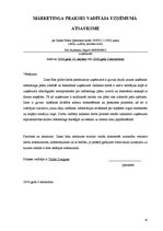 Prakses atskaite 'Mārketinga (tirgzinības) prakses atskaite', 29.