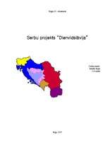 Referāts 'Serbu Projekts "Dienvidslāvija"', 1.