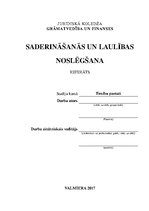 Referāts 'Saderināšanās un laulības noslēgšana', 1.