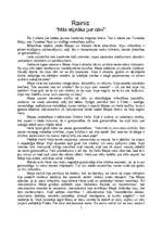 Konspekts 'Rainis "Mīla stiprāka par nāvi"', 1.