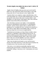 Eseja '"Es esmu bagāts, man pieder viss, kas ar mani ir noticis." Māris Čaklais', 1.