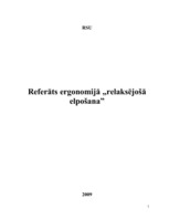 Referāts 'Relaksējošā elpošana', 1.