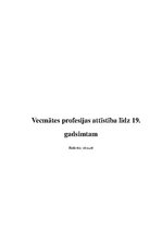 Referāts 'Vecmātes profesijas attīstība līdz 19. gadsimtam', 1.