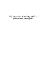 Referāts 'Eiropas Savienības daudzveidīgo mērķu un pamatprincipu raksturojums', 1.