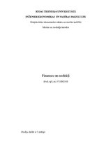 Referāts 'Finanses un nodokļi', 1.
