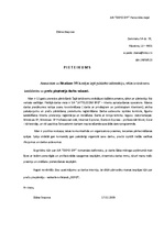 Paraugs 'Pieteikums', 1.