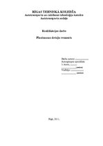 Diplomdarbs 'Plastmasas detaļu remonts', 1.