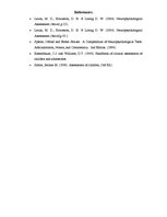 Eseja 'Neuropsychological Techniques', 4.