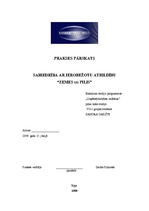 Prakses atskaite 'SIA "Zemes un pilis" prakses pārskats', 1.